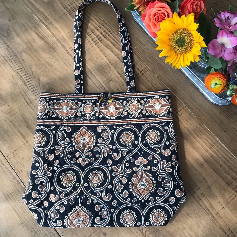 Vera Bradley quilted tote